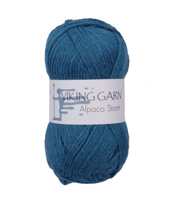 Viking garn - Alpaca Storm 525 - Mørk blå