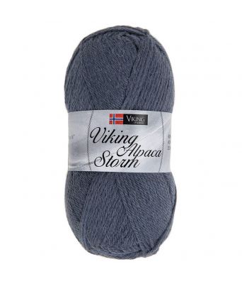 Viking garn - Alpaca Storm 527 - Jeansblå
