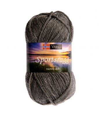 Viking garn - Sportsragg 530 - Grå