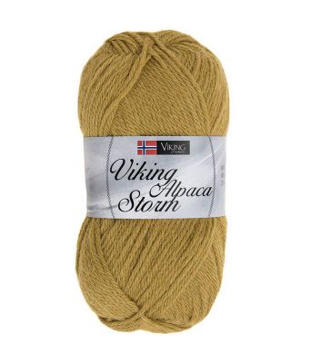 Viking garn - Alpaca Storm 536 - Gulgrønn