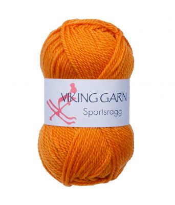 Viking garn - Sportsragg 544 - Okergul