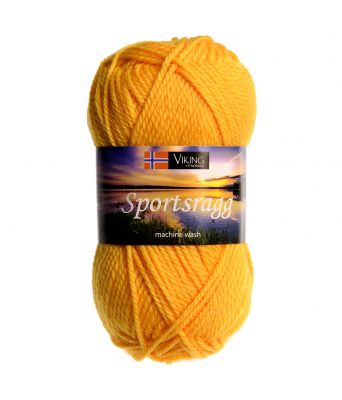 Viking garn - Sportsragg 545 - Gul
