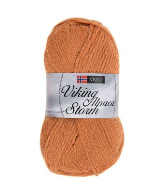 Viking garn - Alpaca Storm 551 - Oransje