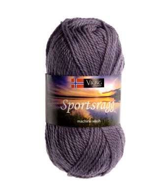 Viking garn - Sportsragg 568 - Grålilla