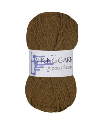 Viking garn - Alpaca Storm 574 Koparbrúnn