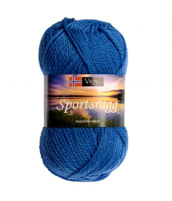 Viking garn - Sportsragg 575 - Blå