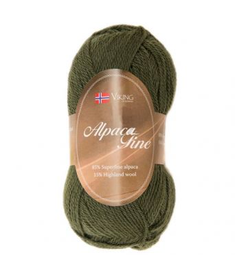 Viking garn - Alpaca Fine 636 - Skogsgrønn