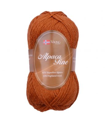 Viking garn - Alpaca Fine 653 - Rust
