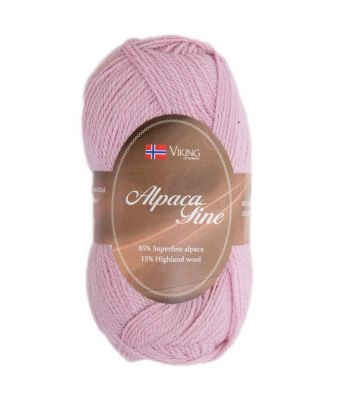 Viking garn - Alpaca Fine 664 - Pastellrosa
