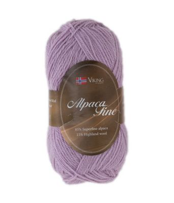 Viking garn - Alpaca Fine 665 - Lys lillarosa