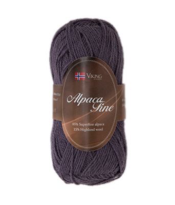 Viking garn - Alpaca Fine 669 - Mørk lilla