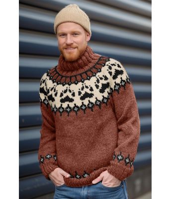 Varm brun Villmarksgenser - Linka Neumann design VGVG0005-6795