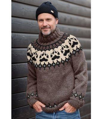 Brun melert Villmarksgenser - Linka Neumann design VGVG0005-6798