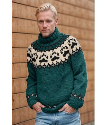 Grangrønn Villmarksgenser - Linka Neumann design VGVG0005-6801