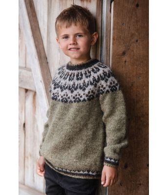 Slodir til barn i LettLopi islandsk ullgarn - Istex 92432