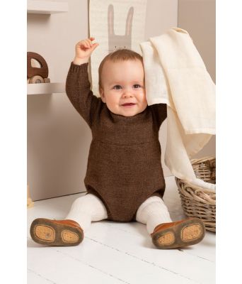Åsmund strikket romper til baby - Viking 2132-05