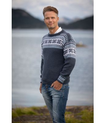 Alex strikkegenser til mann - viking 2001-07