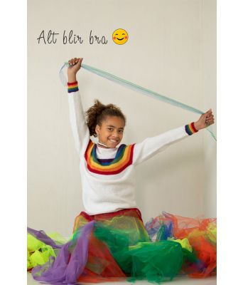 Alt blir bra strikket genser og lue til barn - Viking 2131-03