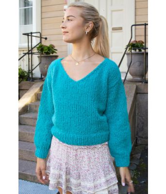 Turkis Amanda genser - DSA 99-19H