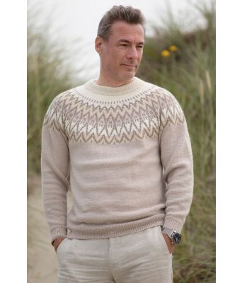 Andreas strikkegenser unisex Kathrine Sørland - Viking 2130-1