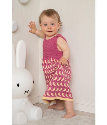 Banan strikket selekjole til baby - Viking 2126-11