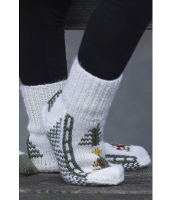 Barnesokker med juletre - Viking 1714-20A