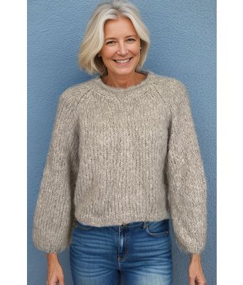 Letizia genseren i beige - Belfilato 23-026-43041C