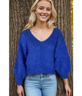 Phoebe v-neck sweater - Belfilato 23-039