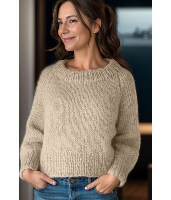 Beige Sori genser - Belfilato 116-43041