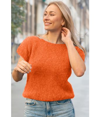 Oransje Fluffy t-shirt - Belfilato 23-012-47903