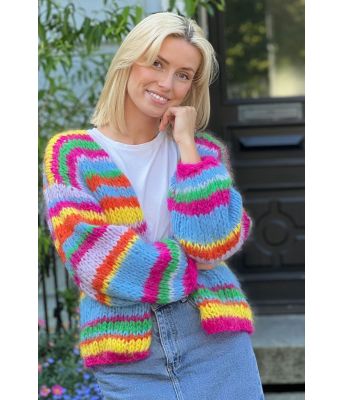 Summerflirt cardigan i mohairgarn - Belfilato 23-019G