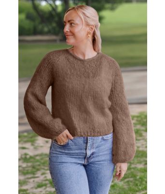 Kamelbrun Letizia sweater - Belfilato 23-026-42271