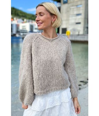 Beige Letizia genser - Belfilato 23-026-43041D