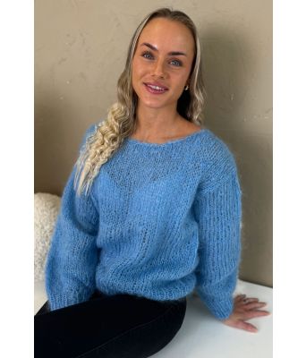 Lyseblå Ava genser - Belfilato 23-034-47945