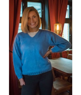 Benedicte blusen i blå - DLG-21-004C