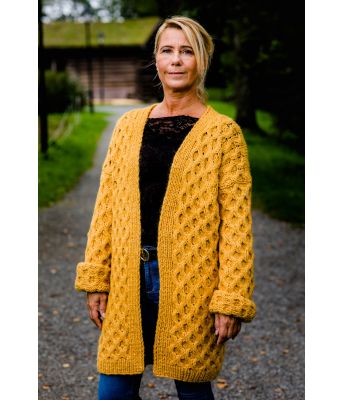 Bikubejakke i gul Drops Air