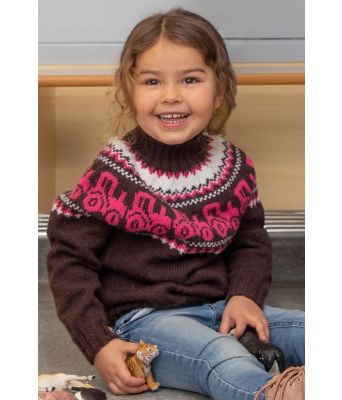 Brun traktorgenser til barn - Viking 2110-05B