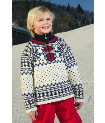 Hvit Grenoble 1968 barnegenser - DG 280-14