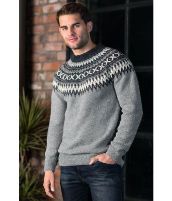 Grå rallargenser med koksgrått mønster - DG 295-06B