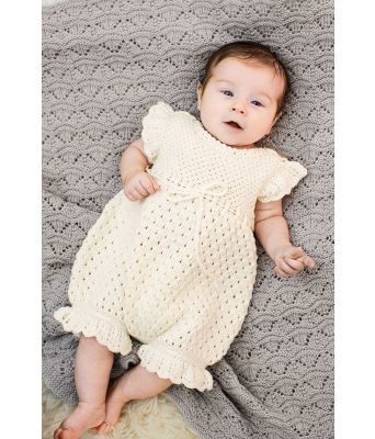 Blondedrakt, bolero og kyse til baby - DG 321-06