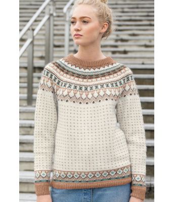 Grill genser med rundfelling - DG 364-01C