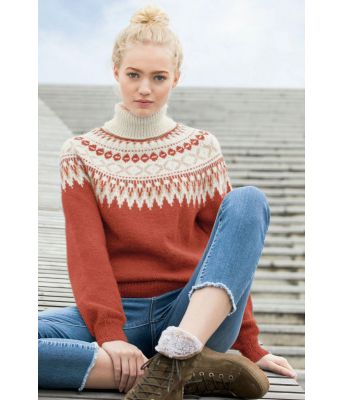 Rallargenser med terracotta bunnfarge - DG 364-05G