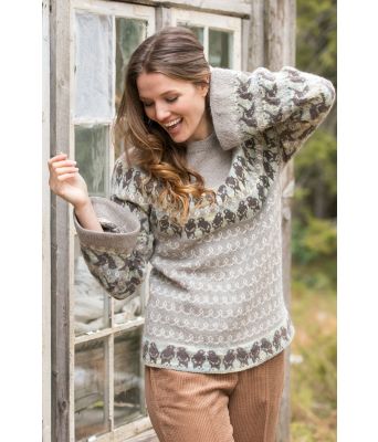 Birds talk strikkegenser - DG 407-01