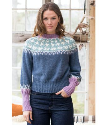 Birds in flight kort genser - DG 407-09