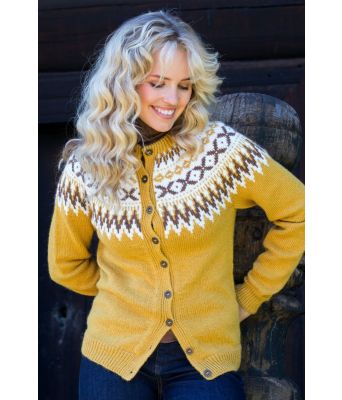 Påskegul Rallarkofte - DG 409-12