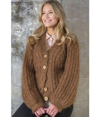 Kamelbrun India cardigan - DG 431-03