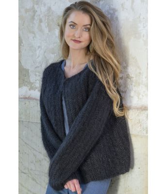 Svart Pilaris cardigan - DG 431-16