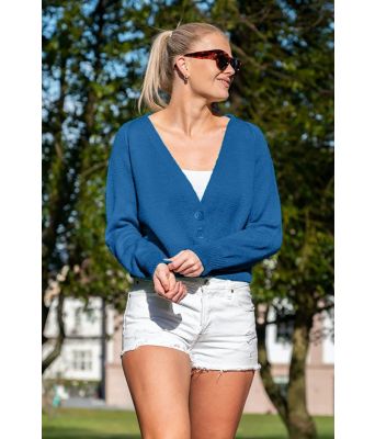 Blå Ellinor cardigan - DG 451-25D