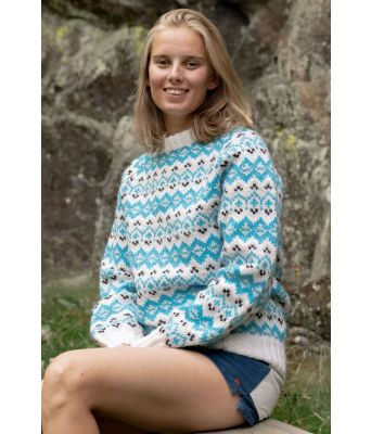 Turkis Drifa genser - DG 458-12