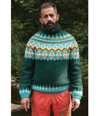 Grangrønn Maxi-Klaki genser - DG 458-15